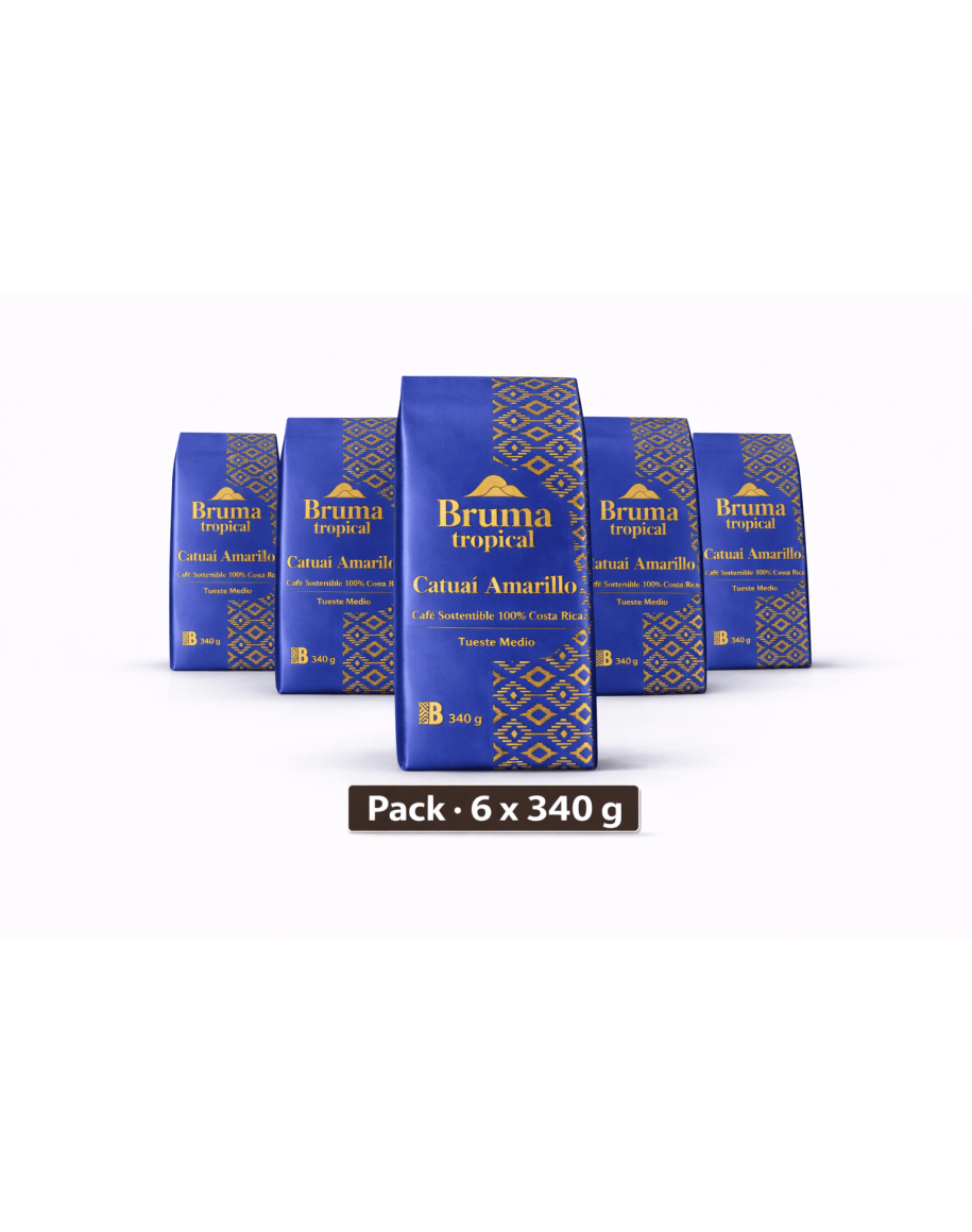Pack café - 6 x 340 g Pro - Bruma Tropical - Catuaí - Sostenible